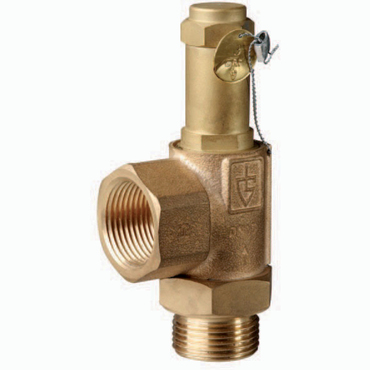 Spring-loaded safety valve Type 1553 series 851tGFO bronze high-lifting internal/external thread